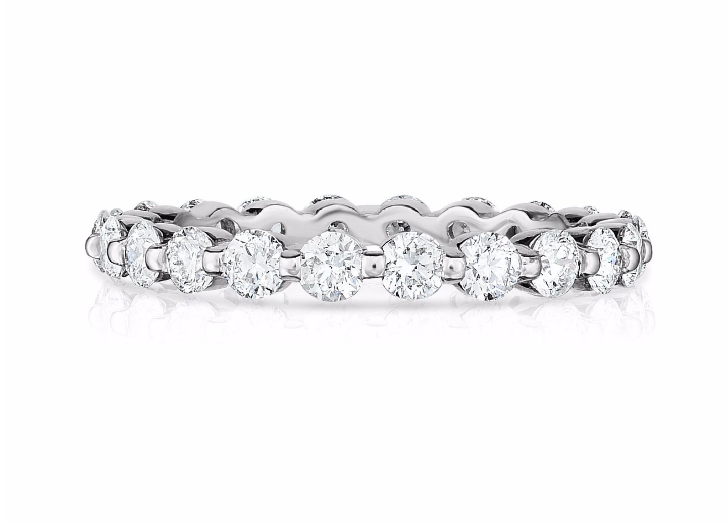 Single prong eternity deals band