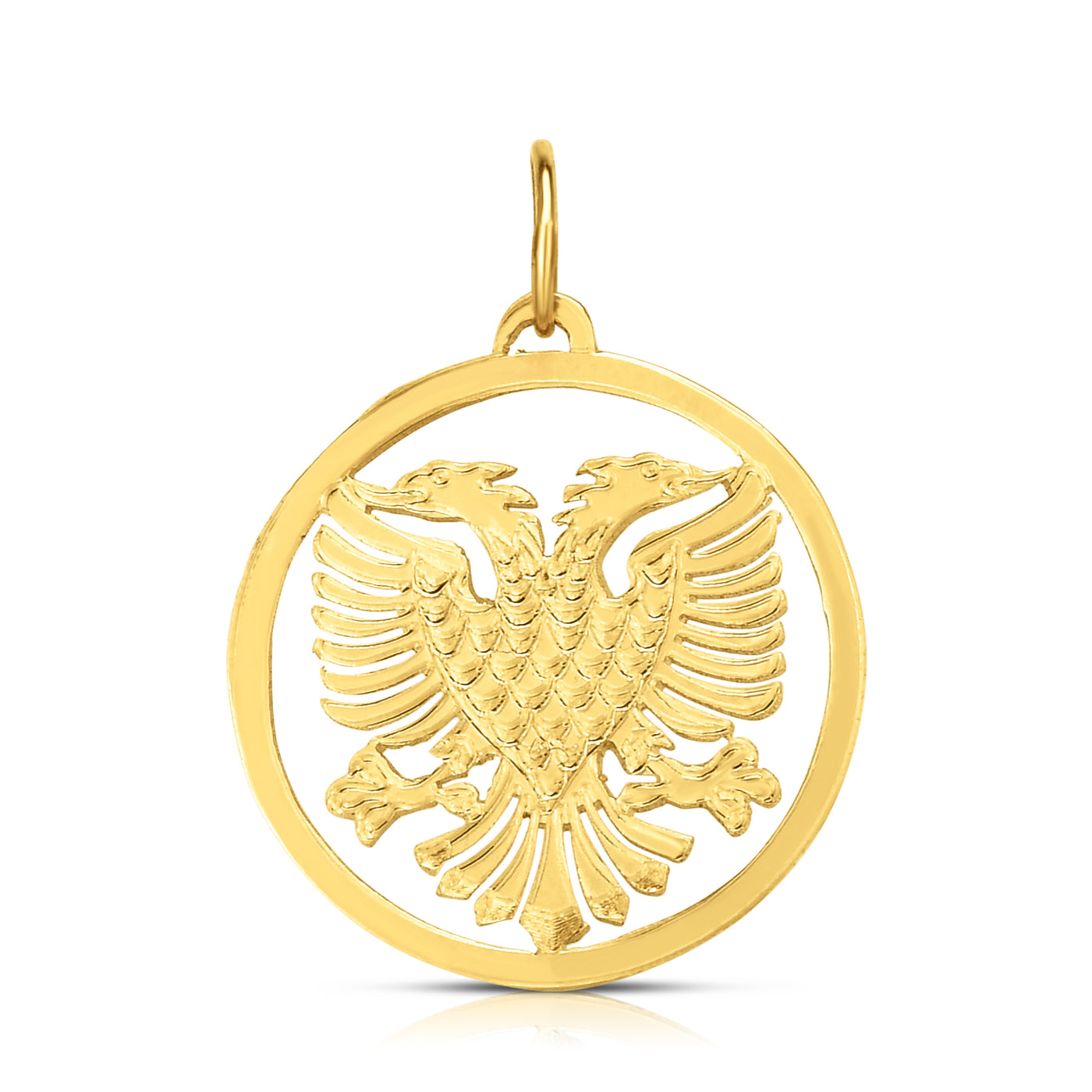 SHQIPONJA - The Round Enclosed Two Headed Eagle