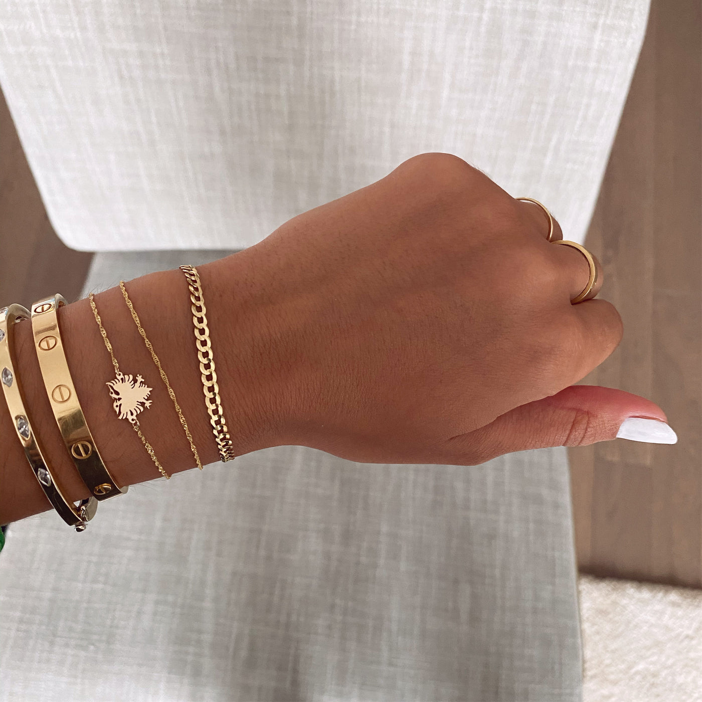 SHQIPONJA - The Two Headed Eagle Bracelet