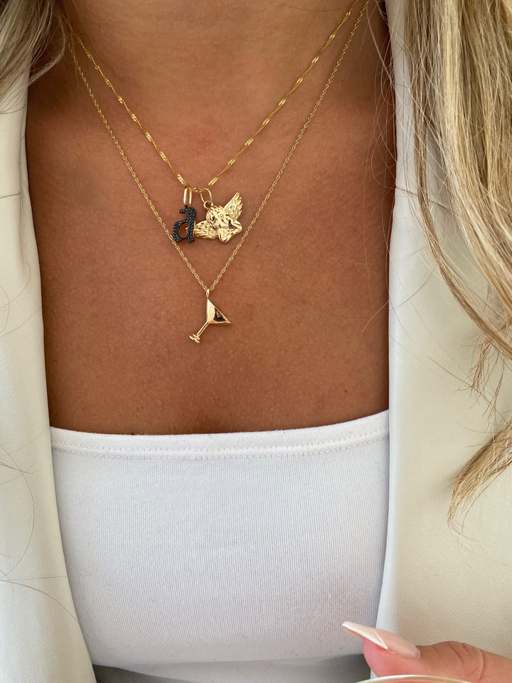 【ALIITA】Martini 9kt yellowgold necklace diamond 関税送料込 Necklaces – Tagged 