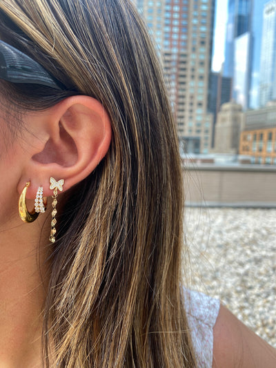 LULJETA - The Butterfly Chain Stud