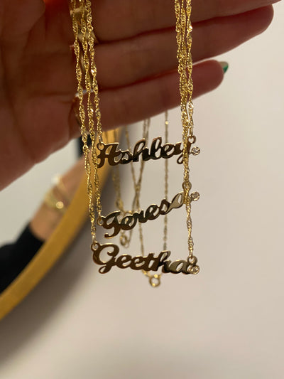 Isabel name necklace deals