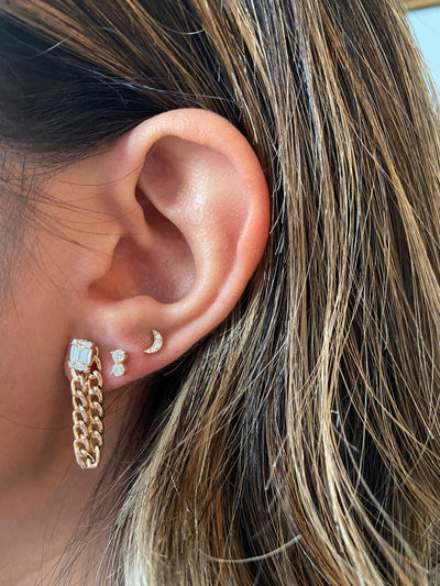 ANTONETA - The Chunky Diamond Chain Earring